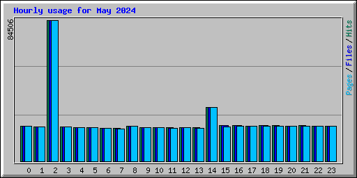 Hourly usage for May 2024